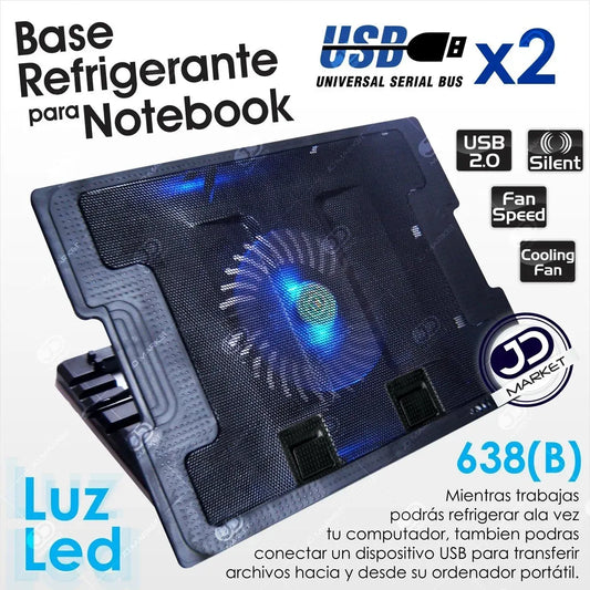 Base para Laptop con Ventilador