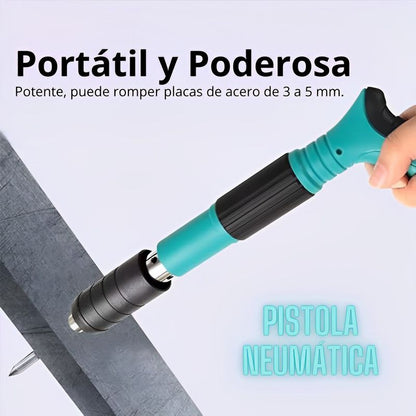 Pistola 2x1: clavos y remaches